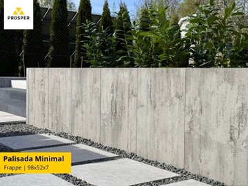 Palisada gładka MINIMAL 98CM NOWOCZESNA Obrzeże
