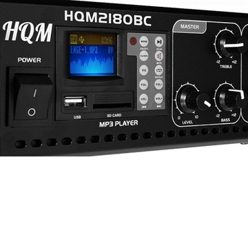 HQM2180BC УСИЛИТЕЛЬ FM/MP3/BLUETOOTH РАДИО 180 Вт