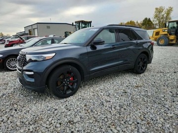 Ford Explorer VI SUV Plug-In Hybrid 3.0 ECOBOOST 457KM 2022 Ford Explorer 3.0 V6 400 KM, 4x4, wersja ST, drobne uszkodzenia, od ubezpi