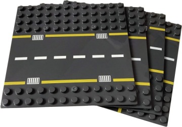Строительная плита Street Bend для блоков Duplo