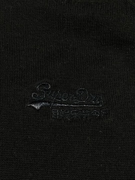 SuperDry sweterek orange label unikat logo ideał L