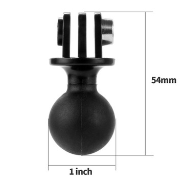 UCHWYT MOCOWANIE DO GOPRO GŁOWICA 1 CAL DO RAMY