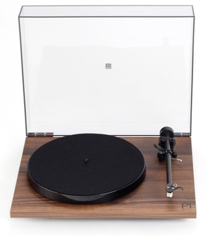 GRAMOFON Z PRZEDWZMACNIACZEM REGA P1 PLANAR 1 PLUS Z WKŁADKĄ MM WALNUT