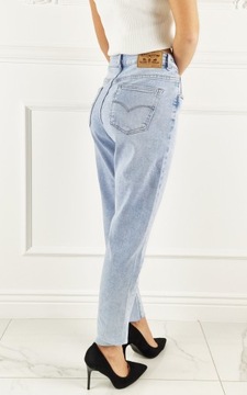 M. Sara - Premium Brands - Jeansy spodnie damskie wysoki stan MOM FIT
