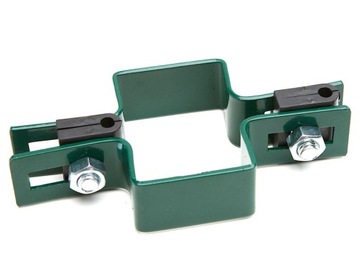 OBEJMA przelotowa 60x40 mm do paneli 3 mm ZIELONA