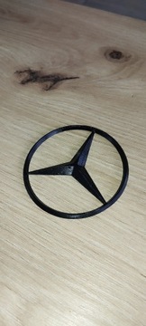 Логотип Mercedes на крышке двигателя Звезда 60 мм.