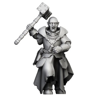 Warrior Priest v1 Highlands Miniatures 32 мм