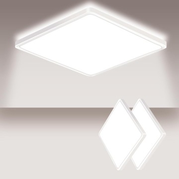 2 SZTUKI Litren Lampa sufitowa LED 18 W 1800 lm 4000 K oświetlenie sufitowe
