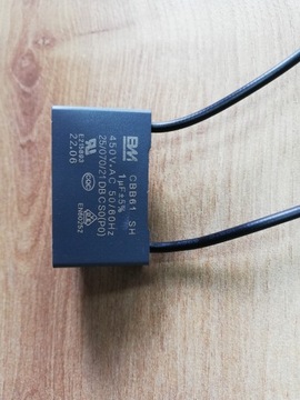 Kondensator do silnika (stokera) 1 uF /450 V KIPI