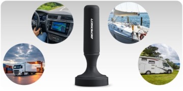 Крытая антенна 360 градусов для эфирного телевидения DVB-T2 ULTRA HD 4K LTE FILTER