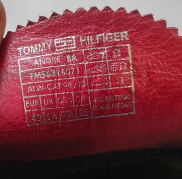 Buty męskie półbuty mokasyny TOMMY HILFIGER 40 granatowe niebieskie Andre