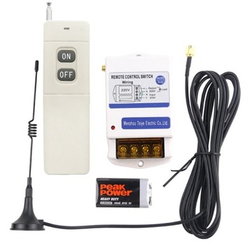 WŁĄCZNIK RADIOWY 220V ZDALNE STEROWANIE 1x1000W 5K