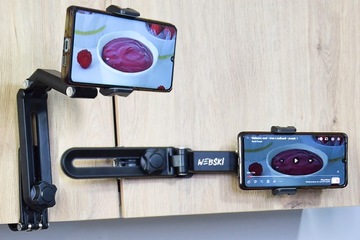 РУЧКА, ШТАТИВ, ДЕРЖАТЕЛЬ ДЛЯ ТЕЛЕФОНА, СМАРТФОНА, НА СТОЛ, РЕГУЛИРУЕМЫЙ ВЕРХНИЙ ШКАФ