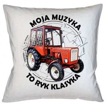 PODUSZKA UPOMINEK MOJA MUZYKA TO RYK KLASYKA