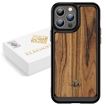 Pouzdro Pro Apple Iphone 13 Pro Max Kryt Luxusní Přírodní Dřevo Originál