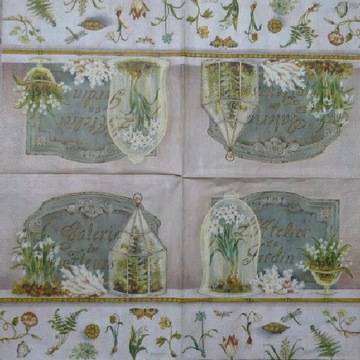 serwetka, serwetki 33x33 cm IHR - 30007 kwiaty