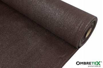 SIATKA DZIANINA MASKUJĄCA PŁOT OGRODZENIE cieniówka OSŁONA 1,5x5m 95% BRĄZ