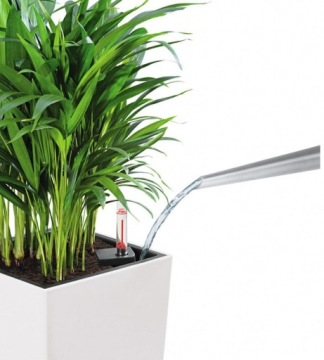 Cubico Color 22 белый цветочный горшок Lechuza