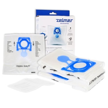 4x мешка для пылесоса ZELMER 49.4020 ZVCA100B ORG