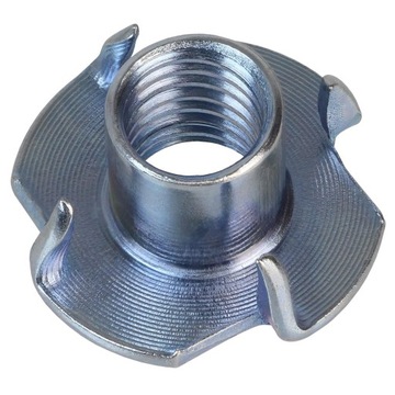 ALPIDEX 100 x Nakrętka wbijana M10 ocynkowane galwanicznie 13 mm do drewna