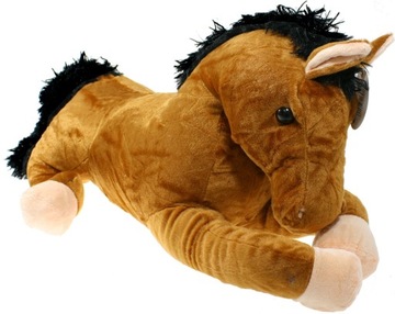 Maskotka Koń Brązowy Konik (Głos) - 60cm
