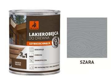 Lakierobejca 3w1 do drewna Dragon 200 ml MAHOŃ