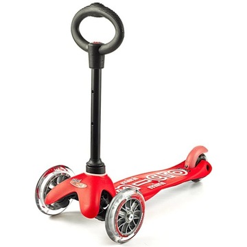 Детское кресло Mini Micro Deluxe 3 в 1, красный самокат