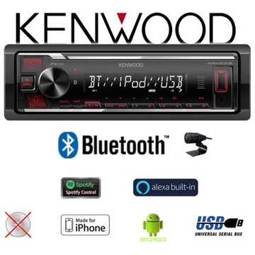 KENWOOD KMM-BT206 USB Spotify АВТОМОБИЛЬНОЕ РАДИО BT