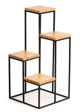 Kwietnik stojący KASKADA blat dąb MDF