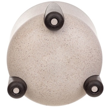 ЦВЕТОЧНЫЙ ГОРШОК ЭКО ЦВЕТОЧНЫЙ ГАЗОН КРЫШКА НА НОЖКАХ СО ВСТАВКОЙ 21см БЕЛЫЙ