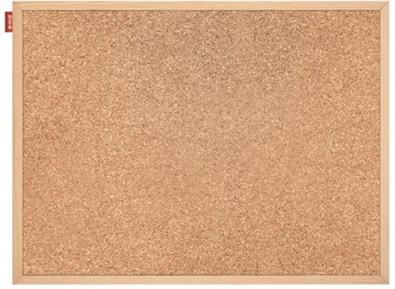 Tablica korkowa w ramie drewnianej 60-90cm brązowa