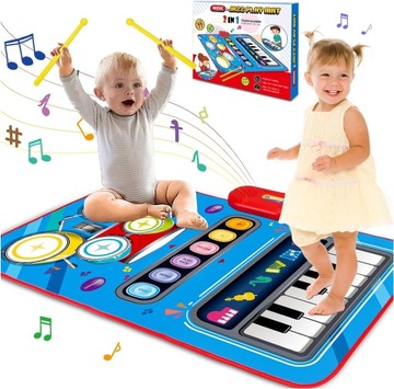 Dziecko mata muzyczna zabawki dla malucha 2 w 1 bę
