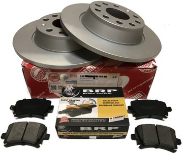 Тормозные диски + колодки задние VW Touran Passat CC B6 B7 2005-2014 гг.