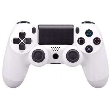 Bezdrátový Ovladač Pro PS4 Pad Doubleschock Vibrace Bílá Widow