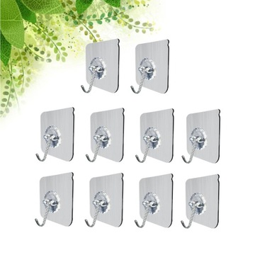 Haczyki samoprzylepne Heavy Duty Sufit 10 szt