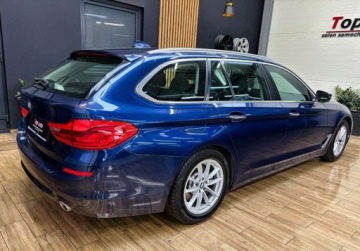 BMW Seria 5 G30-G31 Touring 520d 190KM 2018 BMW Seria 5 2.0D 190KM navi gwarancja LED AUTOMAT bezwypadkowy, zdjęcie 6