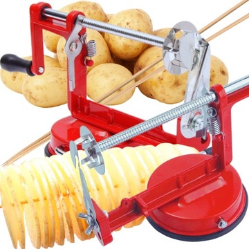 MASZYNKA DO ZAKRĘCONYCH ZIEMNIAKÓW CHIPSÓW FRYTEK SPIRALA ZAKRĘCONA FRYTKA