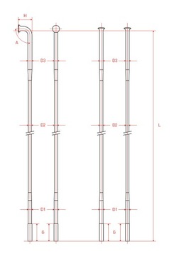 DT ALPINE III J-BEND ЧЕРНЫЙ 2,0/1,85/2,34 265 мм Черный