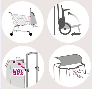 Сумка-тележка для покупок Easy Gimi