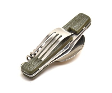 ESSENTIAL КОМПАС КАРМАННЫЙ НОЖ ВИЛКА ЧЕХОЛ ДЛЯ ЛОЖКИ