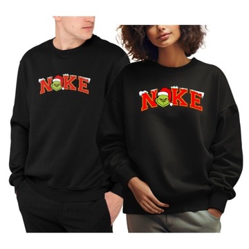Bluzy dla Par GRINCH Świąteczny Zestaw Sweatshirt Komplet Na Święta XL