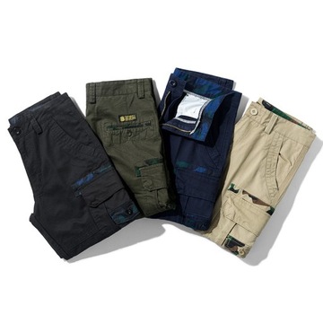 Men's Camouflage Cargo Shorts Summer Jogging Breat