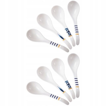 Chili Ladle Japońska Ceramiczna Łyżka Duża 8 Szt