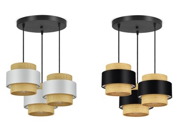 ПОТОЛОЧНЫЙ ПОДВЕСНОЙ СВЕТИЛЬНИК, люстра, абажур, ротанг