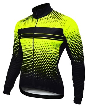 Zimowa Kurtka Kolarska FLUO R-XXL Vikasport