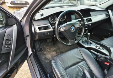 BMW Seria 5 E60 2005 BMW Seria 5 BENZYNA R6 177KM SKORA automat atrakcyjny wyglad okazja, zdjęcie 28