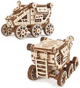 Łazik Marsjański Ugears drewniane Puzzle 3D 95el