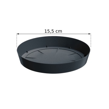 Вазон с подставкой Диаметр 20 см Антрацит DLOF20