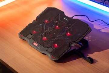 ПОДСТАВКА ОХЛАЖДАЮЩАЯ ПОДСТАВКА НОУТБУК USB-концентратор со светодиодной подсветкой