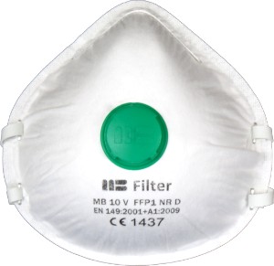 MB FFP1 półmaska przeciwpyłowa z zaworem klasa P1